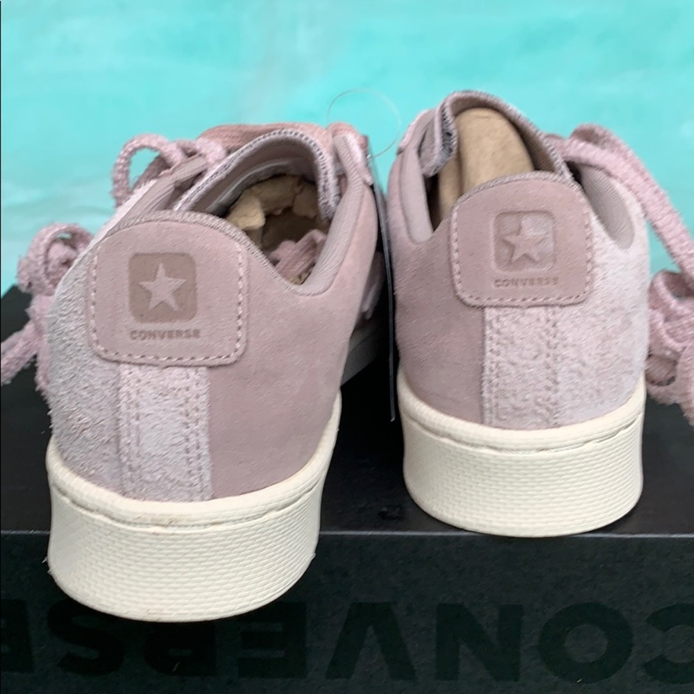 CONVERSE PRO LEATHER OX SHADOW GREY/GUM DARK HON W - Picture 10 of 16